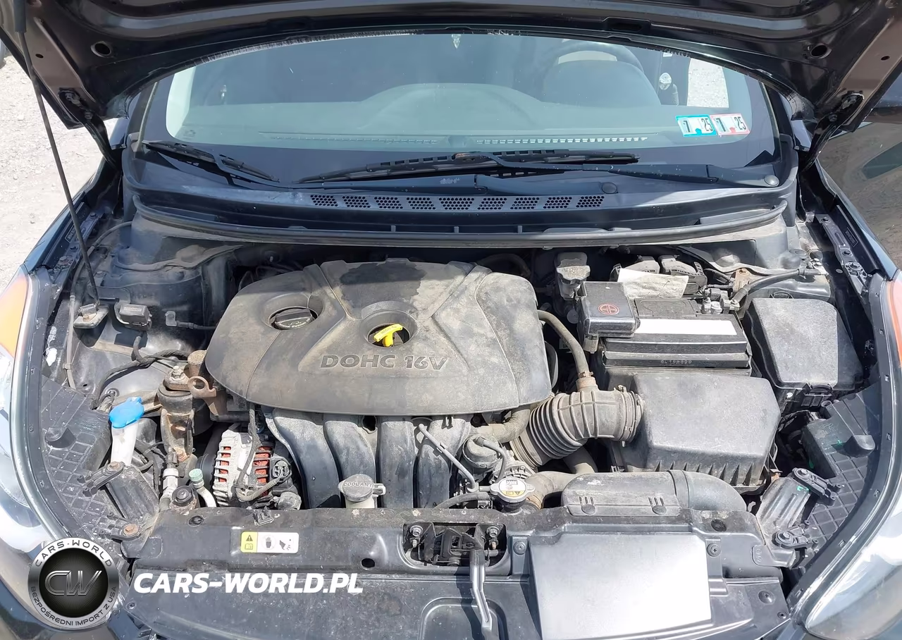 2013 Hyundai Elantra Gls VIN:5NPDH4AE7DH221910 - 10