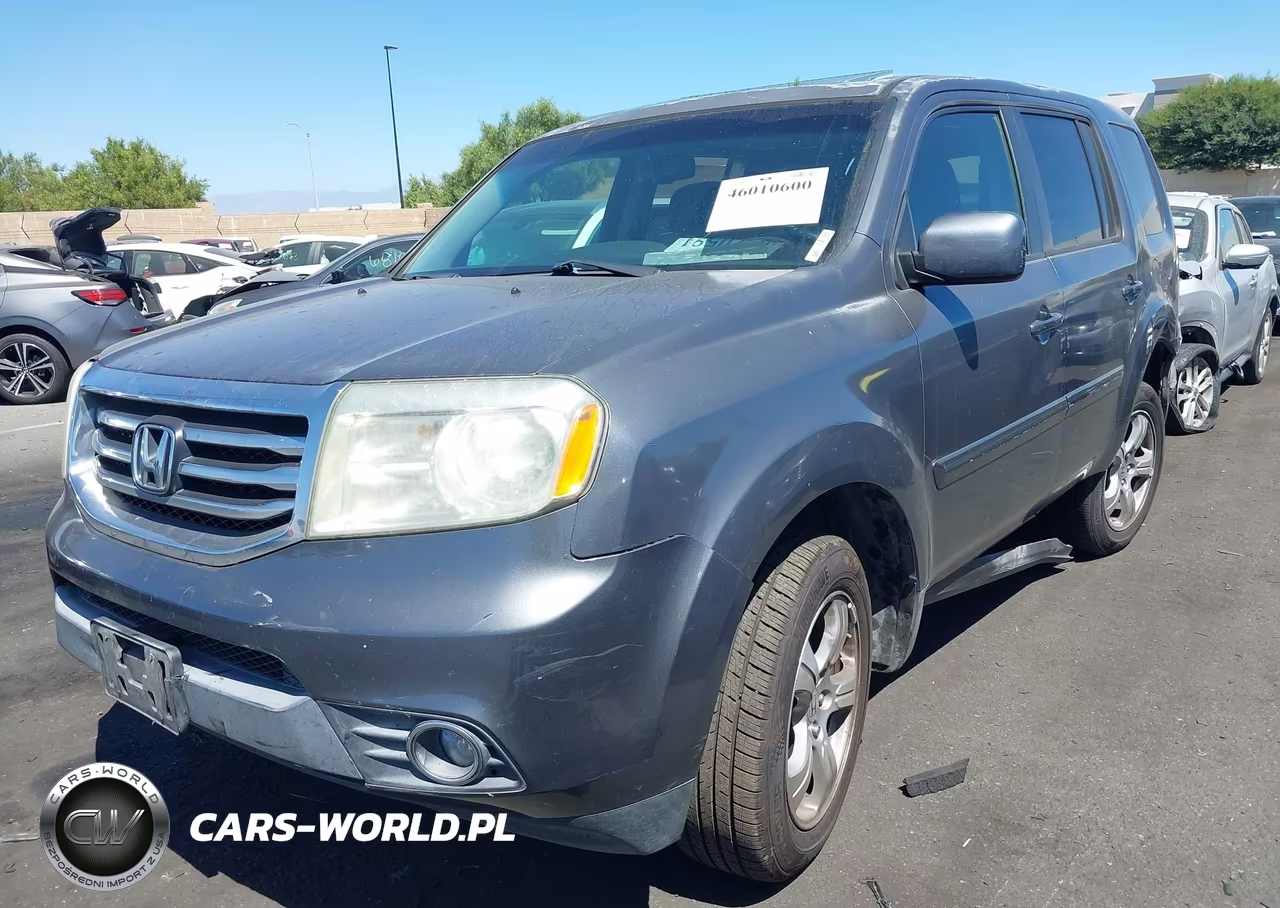 2013 Honda Pilot Ex-L VIN:5FNYF4H74DB039272 - 2