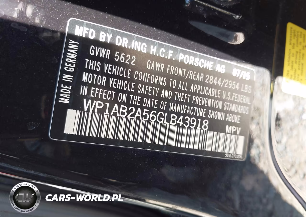 2016 Porsche Macan S VIN:WP1AB2A56GLB43918 - 9