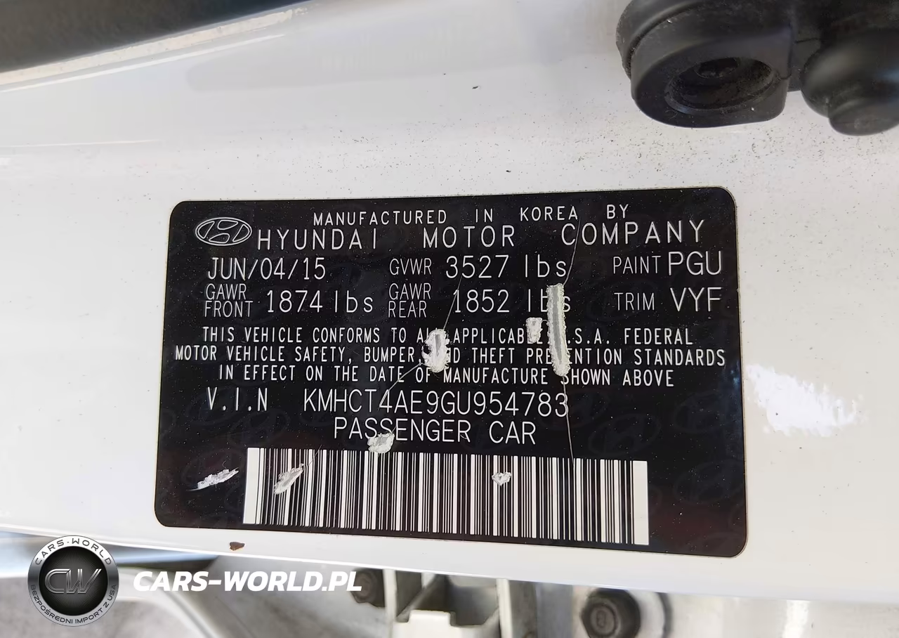 2016 Hyundai Accent Se VIN:KMHCT4AE9GU954783 - 9