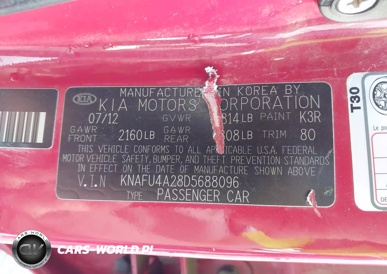 2013 Kia Forte Ex VIN:KNAFU4A28D5688096 - 9