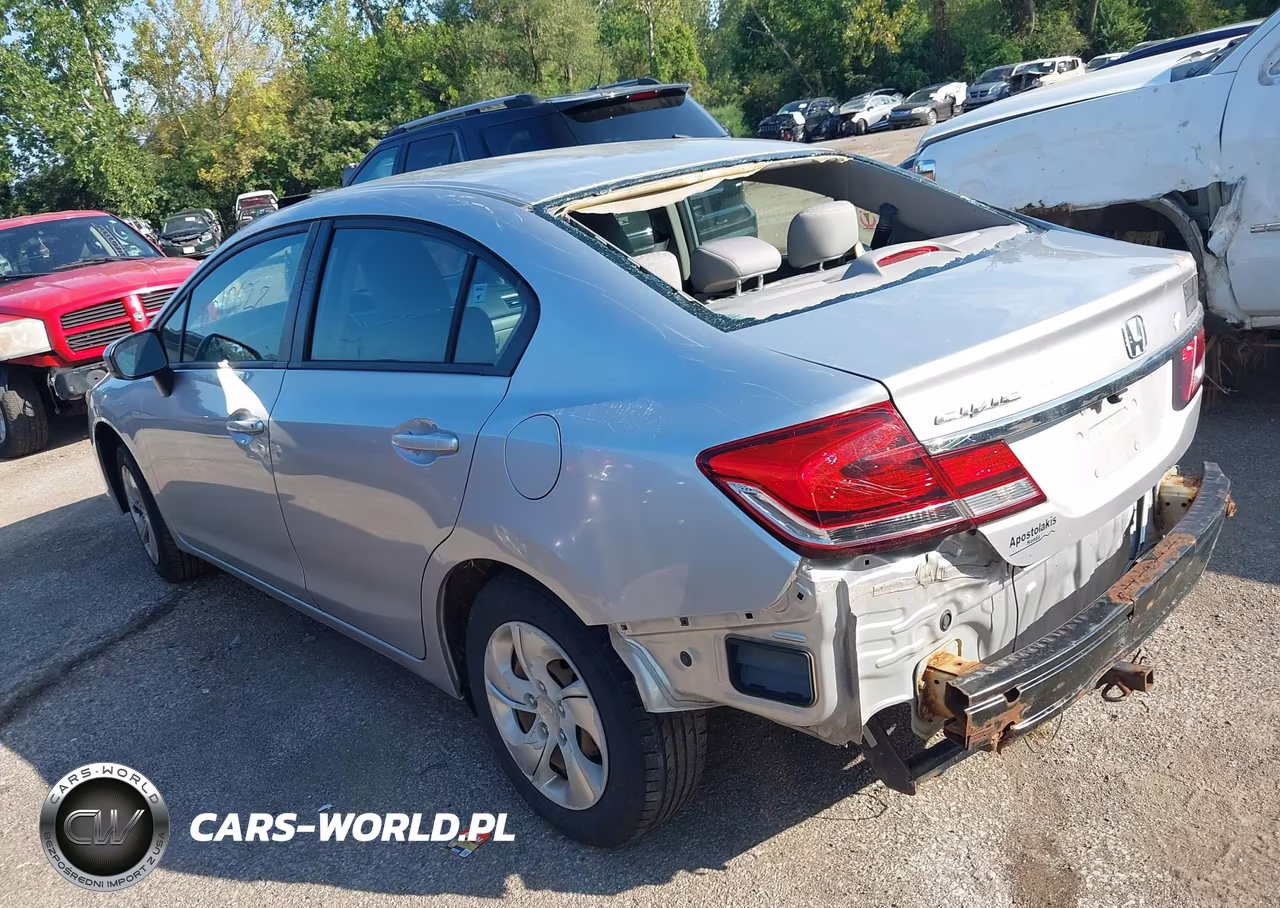 2014 Honda Civic Lx VIN:19XFB2F59EE077175 - 3