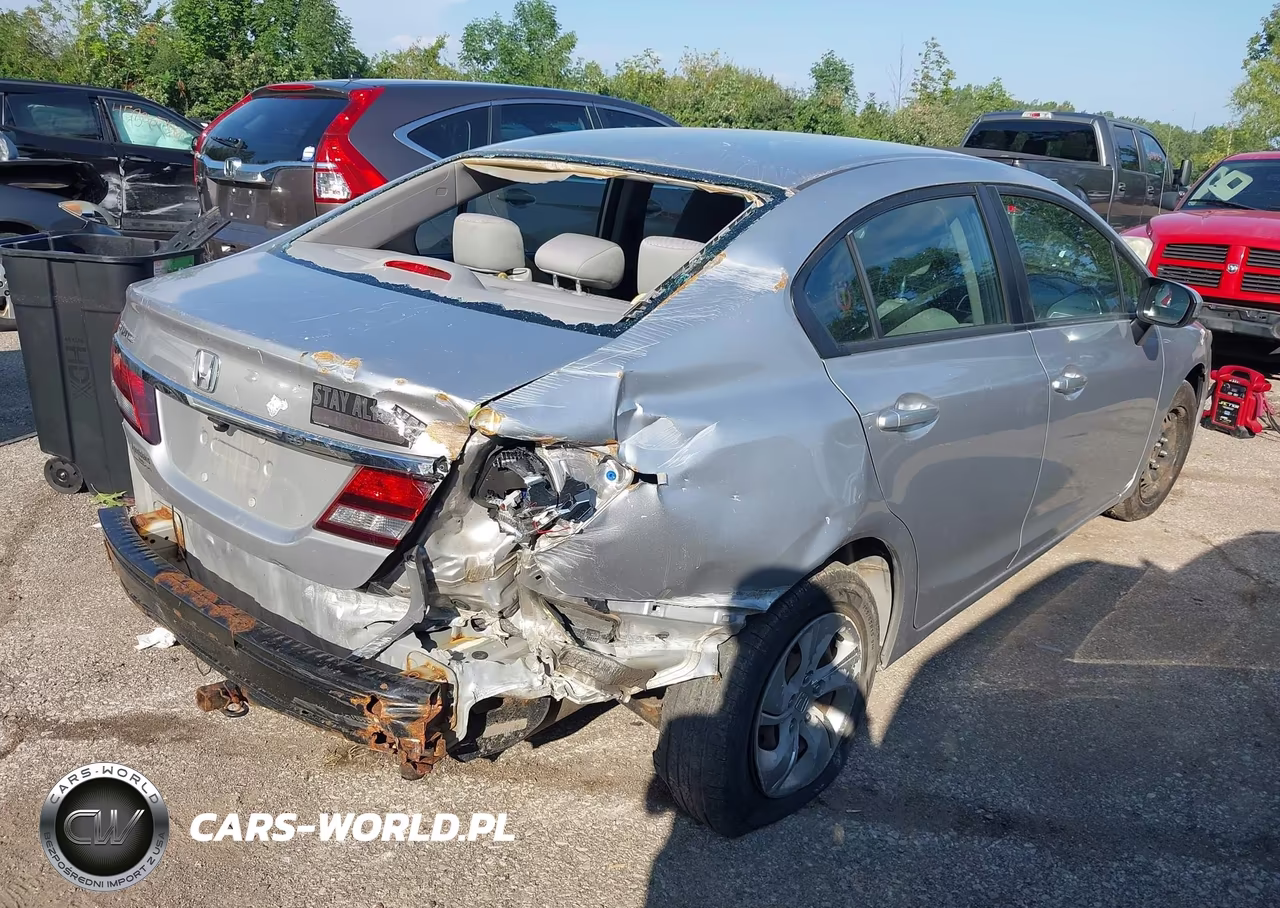2014 Honda Civic Lx VIN:19XFB2F59EE077175 - 4
