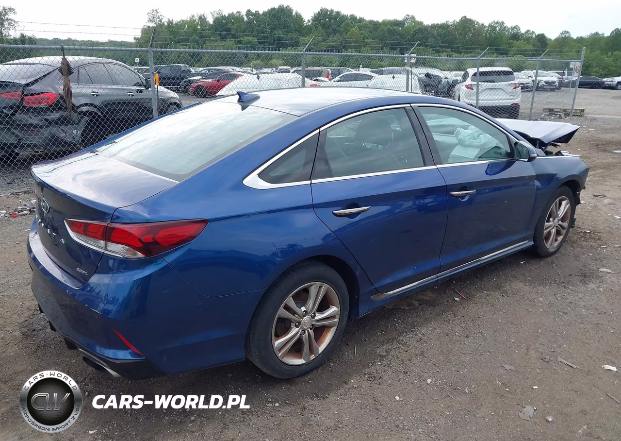 2018 Hyundai Sonata Sport+ VIN:5NPE34AF2JH709640 - 4