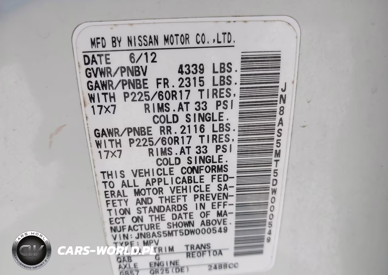 2013 Nissan Rogue Sv VIN:JN8AS5MT5DW000549 - 9