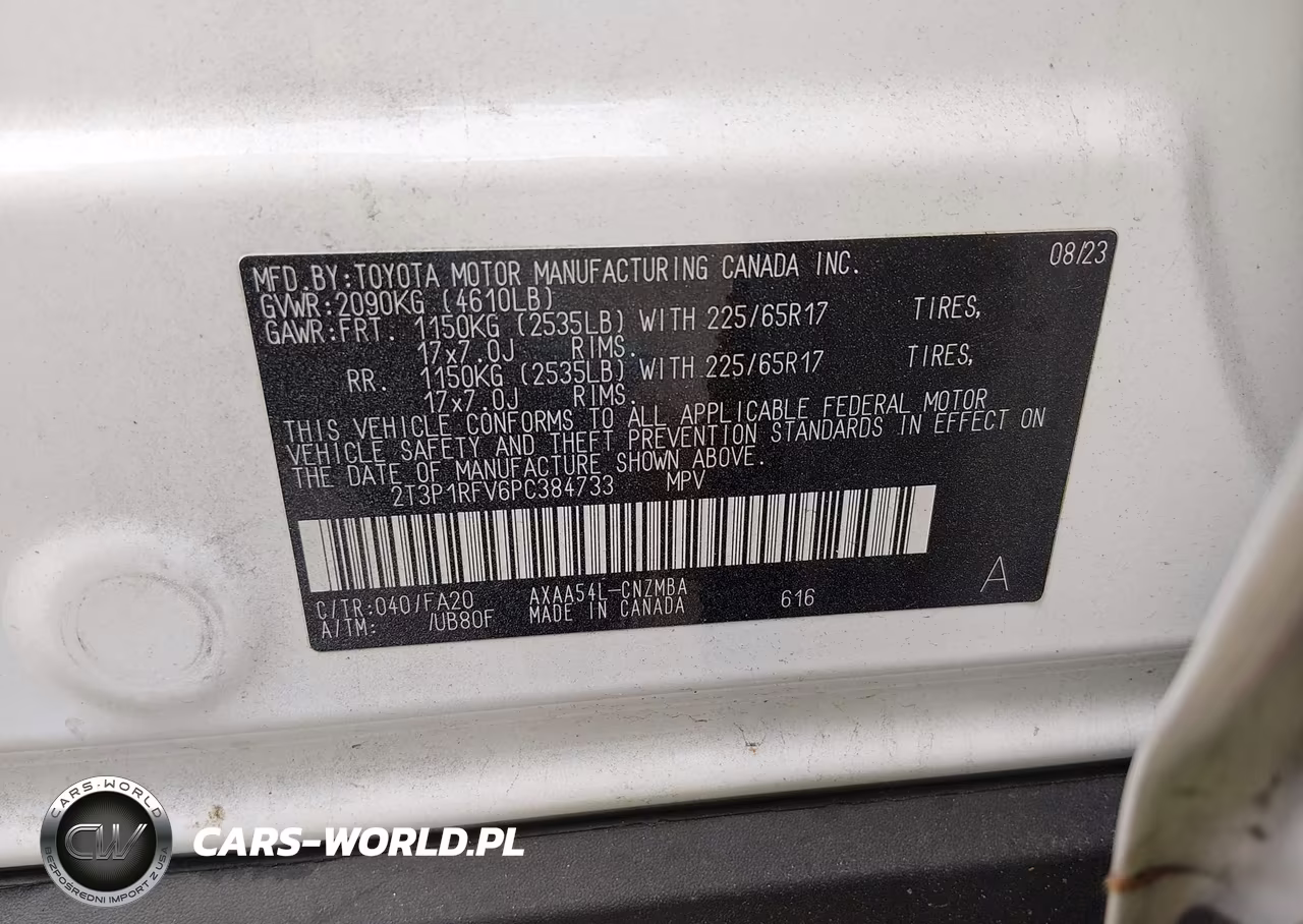 2023 Toyota Rav4 Xle VIN:2T3P1RFV6PC384733 - 9