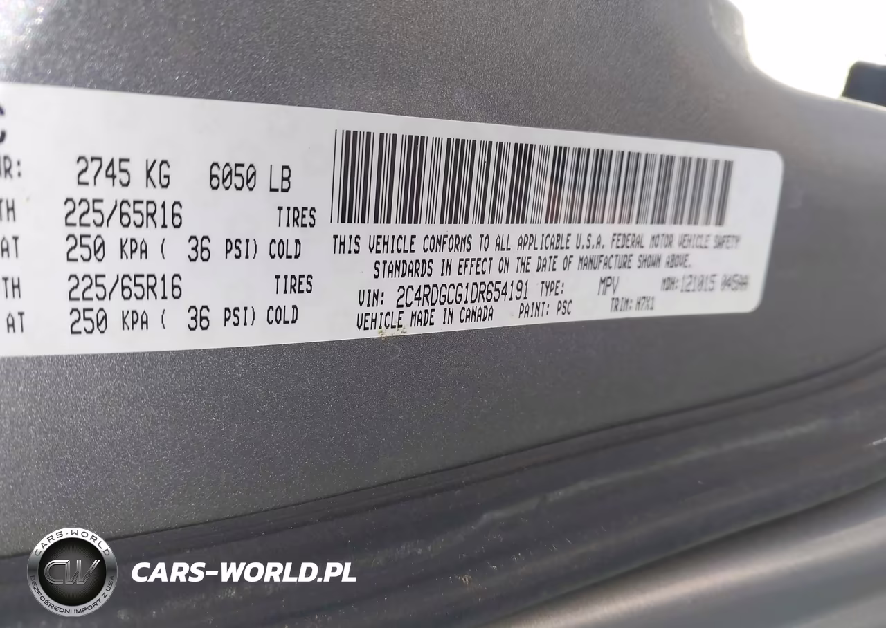 2013 Dodge Grand Caravan Sxt VIN:2C4RDGCG1DR654191 - 9