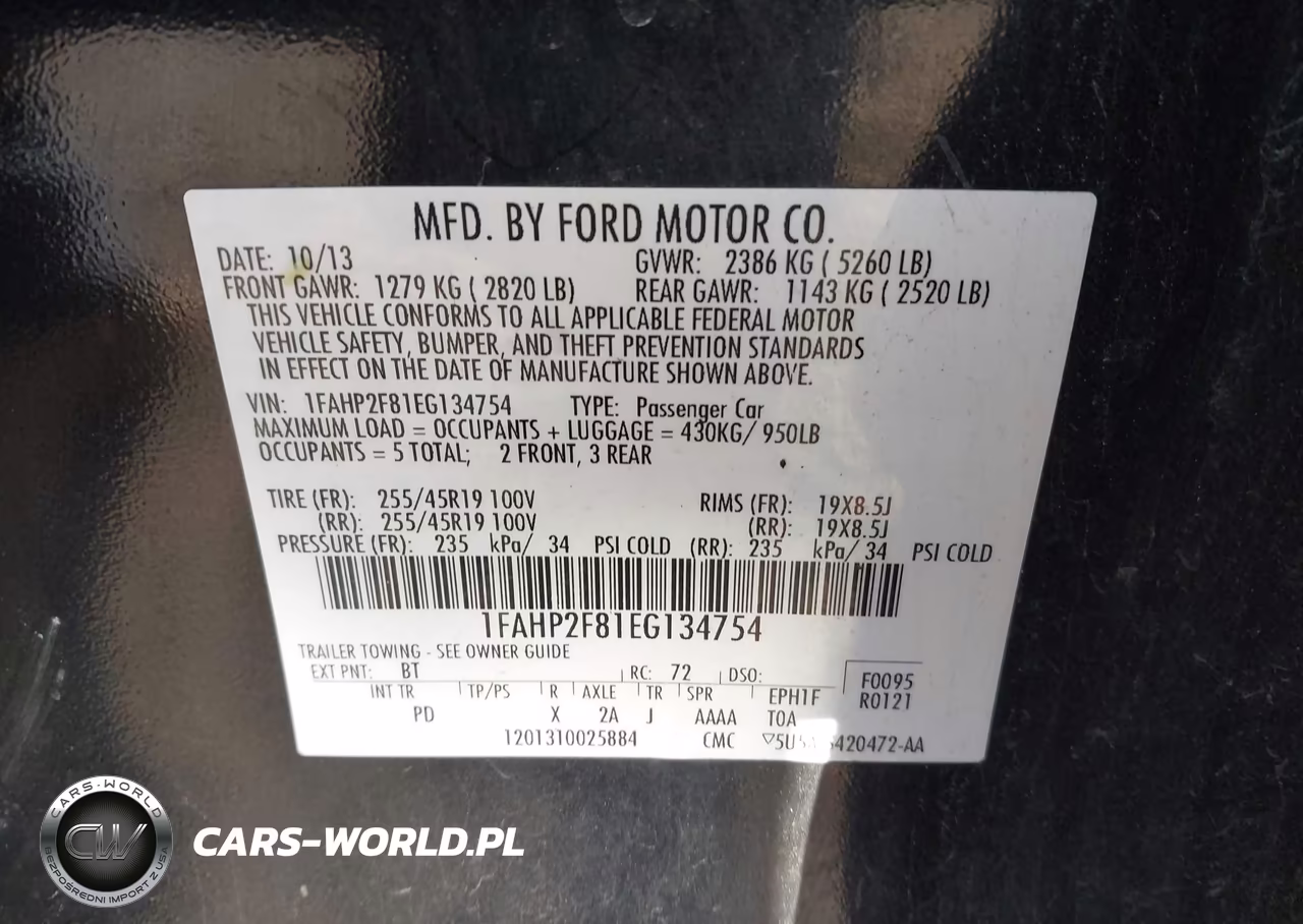 2014 Ford Taurus Limited VIN:1FAHP2F81EG134754 - 9