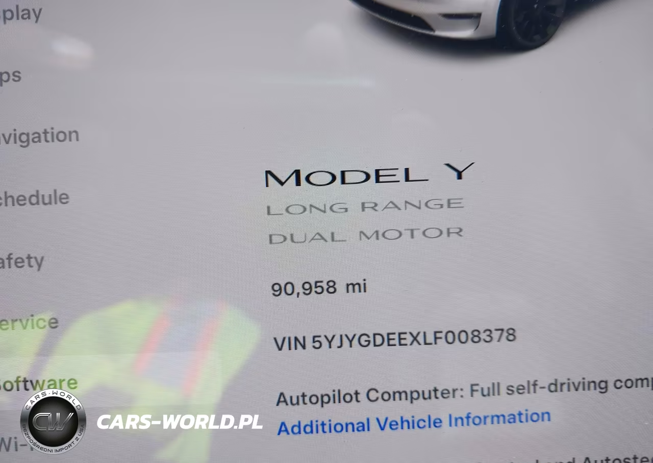 2020 Tesla Model Y Long Range Dual Motor All-Wheel Drive VIN:5YJYGDEEXLF008378 - 16