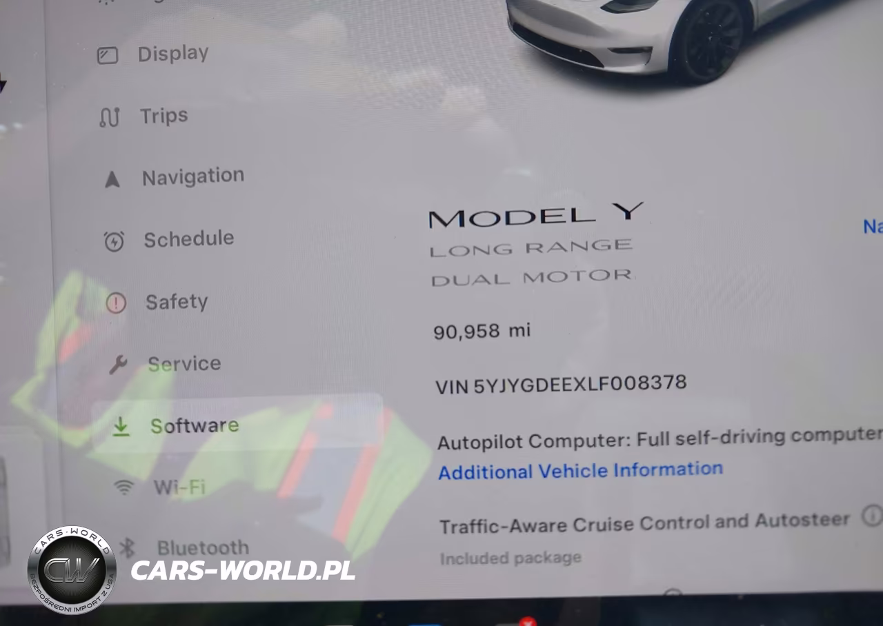 2020 Tesla Model Y Long Range Dual Motor All-Wheel Drive VIN:5YJYGDEEXLF008378 - 7
