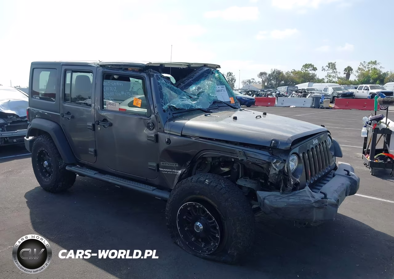 2018 Jeep Wrangler Jk Unlimited Sport 4X4 VIN:1C4BJWDG2JL895734 - 1