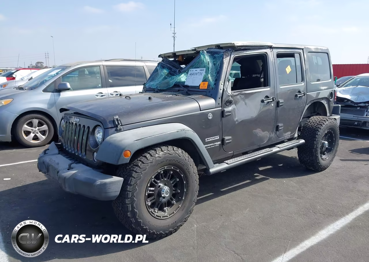 2018 Jeep Wrangler Jk Unlimited Sport 4X4 VIN:1C4BJWDG2JL895734 - 2