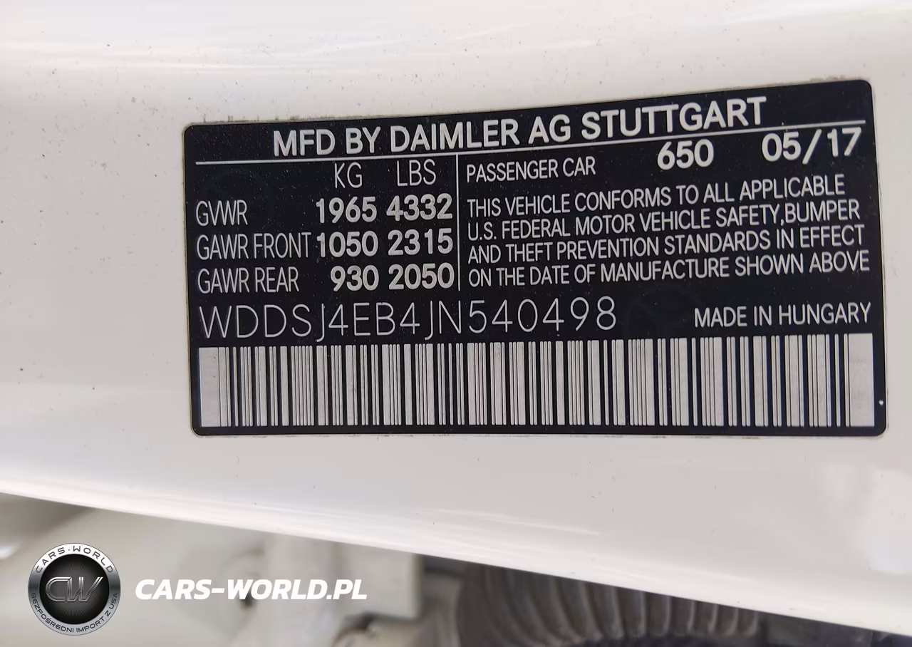 2018 Mercedes-Benz Cla 250 VIN:WDDSJ4EB4JN540498 - 9