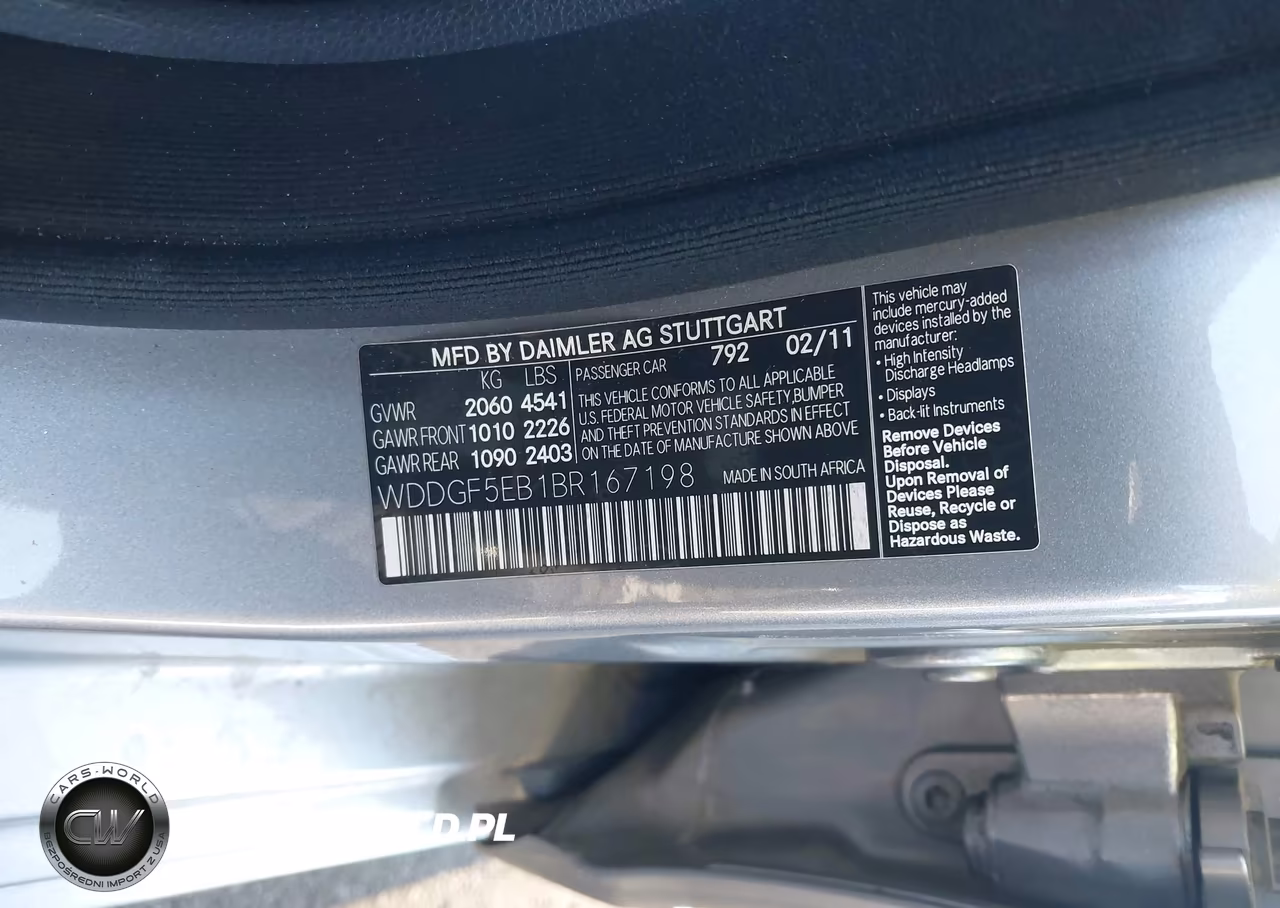 2011 Mercedes-Benz C 300 Luxury-Sport VIN:WDDGF5EB1BR167198 - 9
