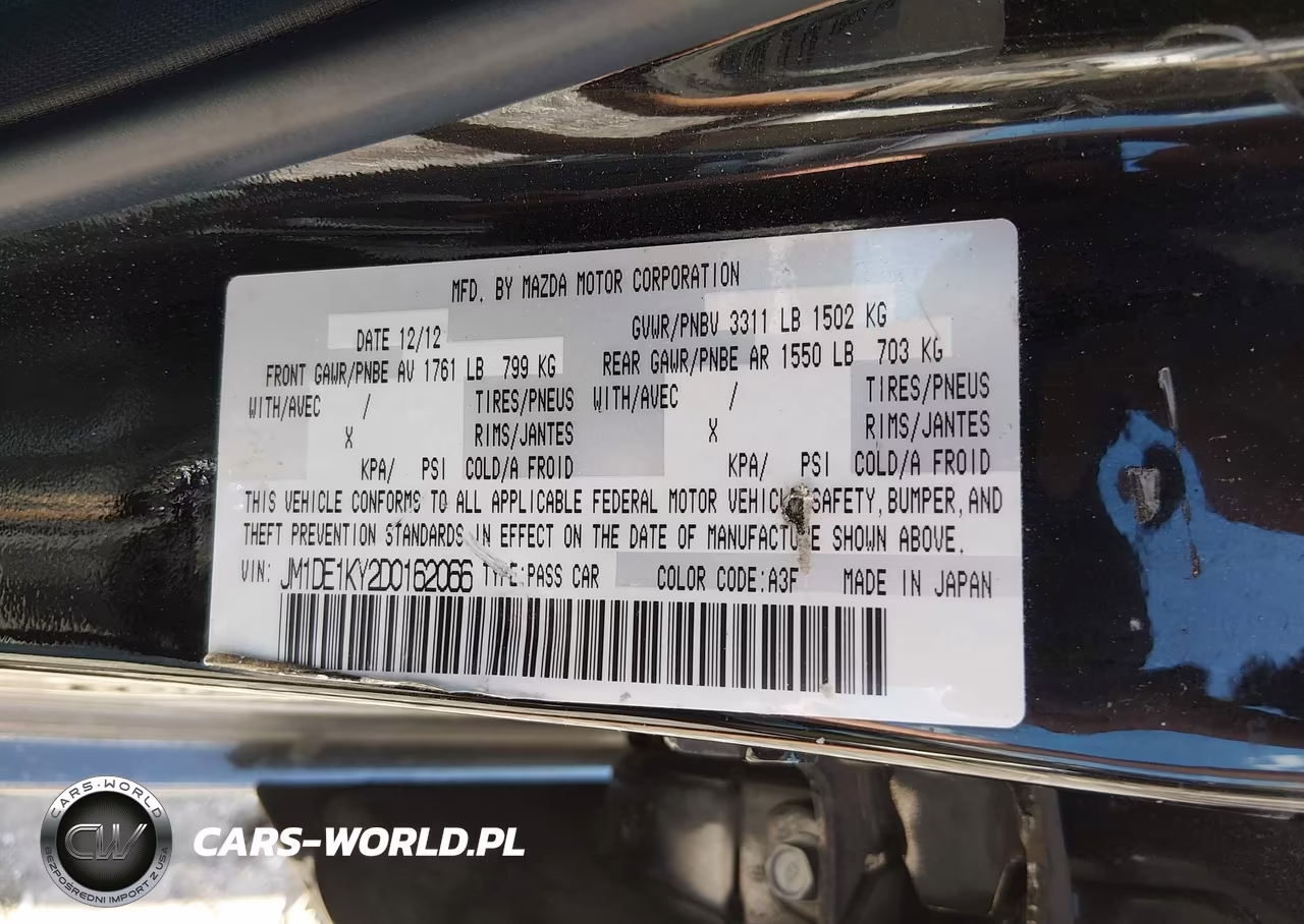 2013 Mazda Mazda2 Sport VIN:JM1DE1KY2D0162066 - 9