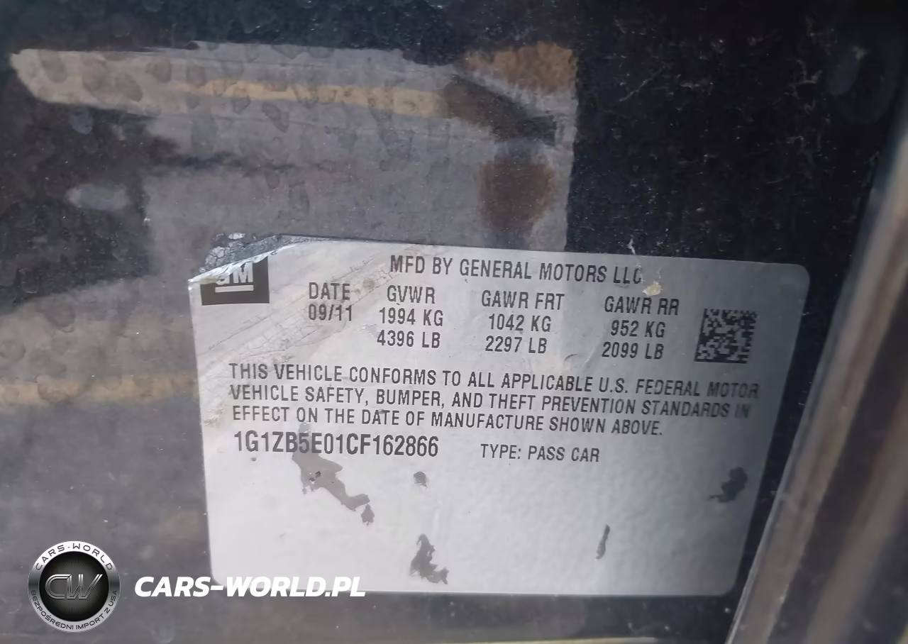 2012 Chevrolet Malibu Ls VIN:1G1ZB5E01CF162866 - 9