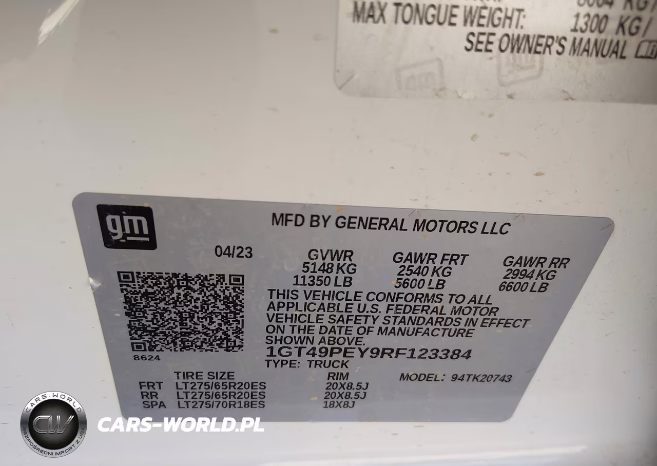 2024 GMC Sierra 2500Hd 4Wd Standard Bed At4 VIN:1GT49PEY9RF123384 - 9