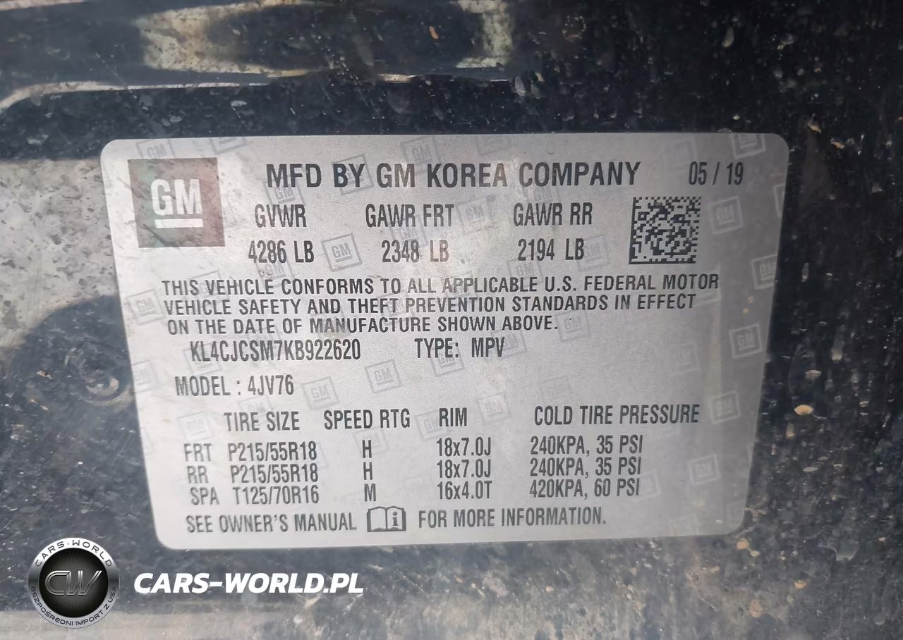 2019 Buick Encore Fwd Essence VIN:KL4CJCSM7KB922620 - 9