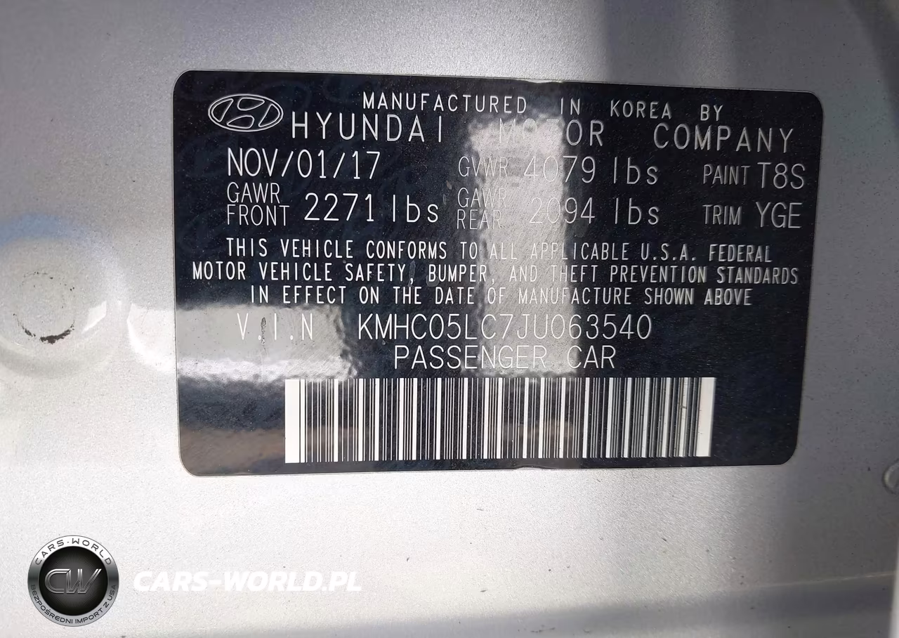 2018 Hyundai Ioniq Limited VIN:KMHC05LC7JU063540 - 9
