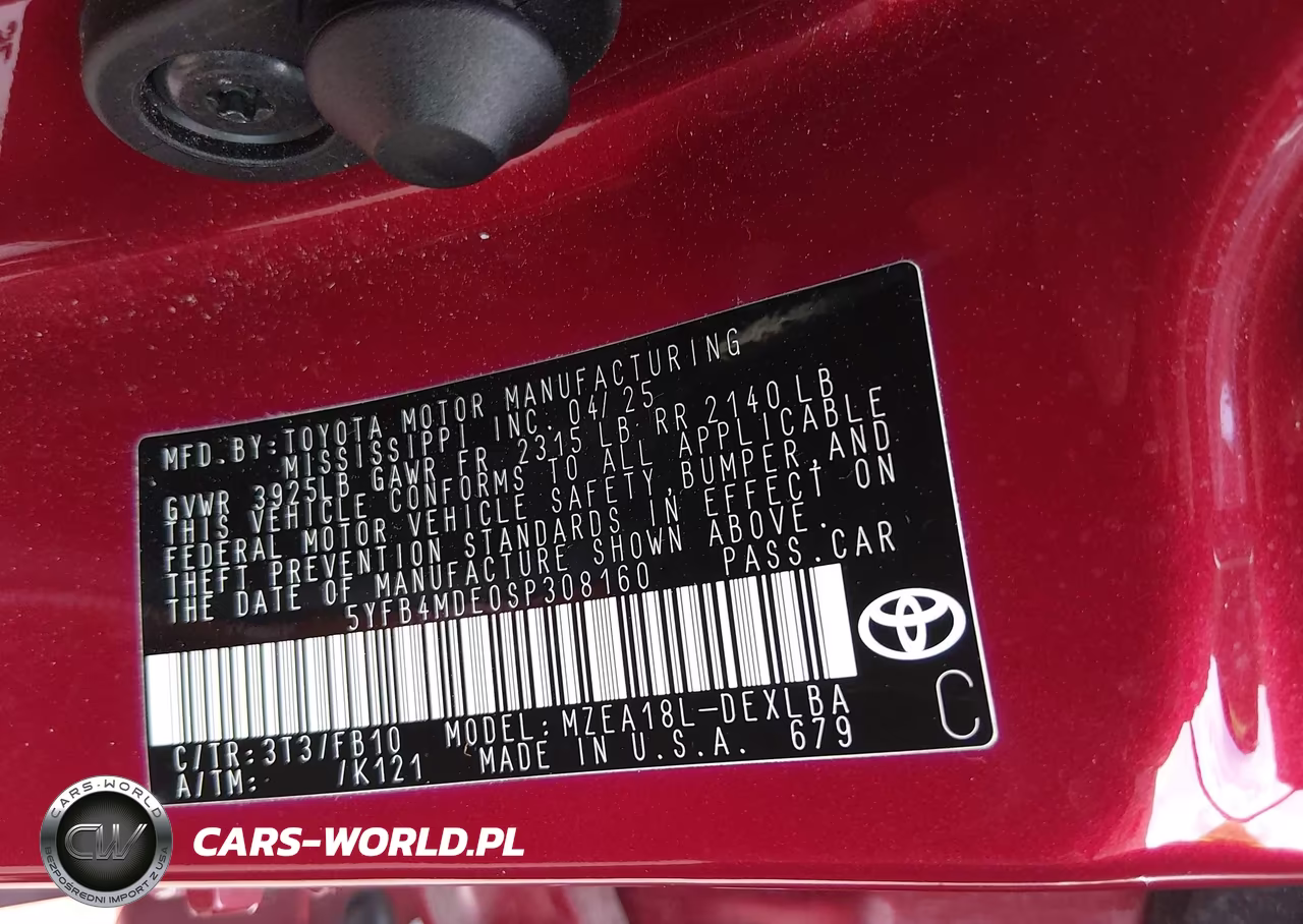 2025 Toyota Corolla Le VIN:5YFB4MDE0SP308160 - 9