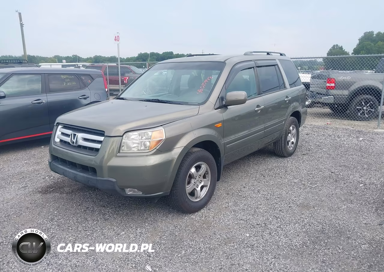 2007 Honda Pilot Ex VIN:2HKYF18417H520803 - 2