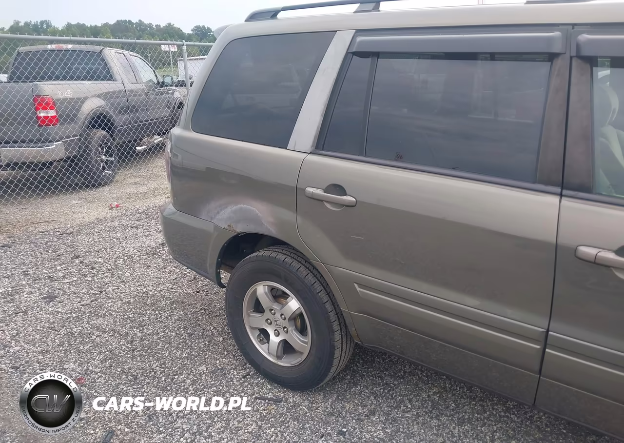 2007 Honda Pilot Ex VIN:2HKYF18417H520803 - 6
