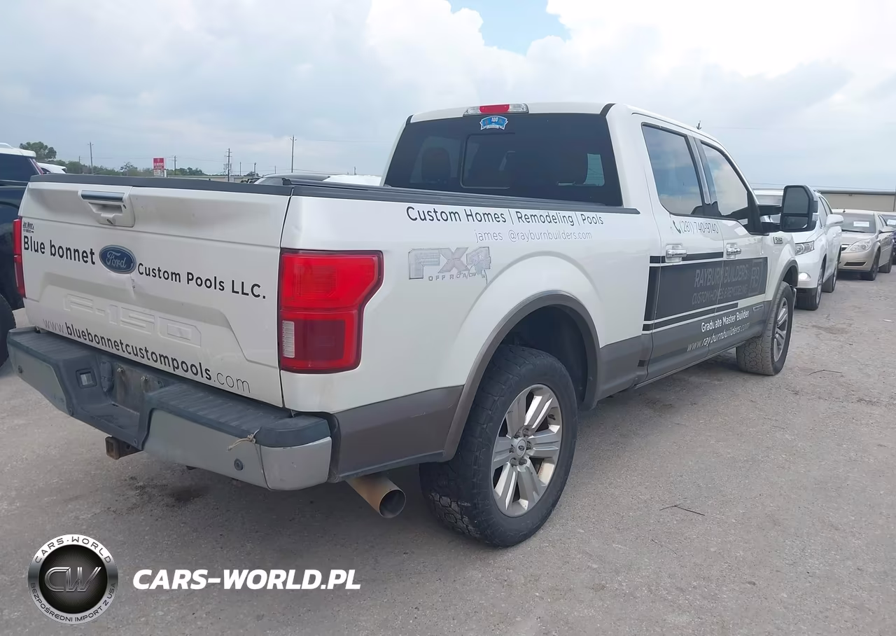 2018 Ford F-150 Lariat VIN:1FTFW1E15JFD33406 - 4
