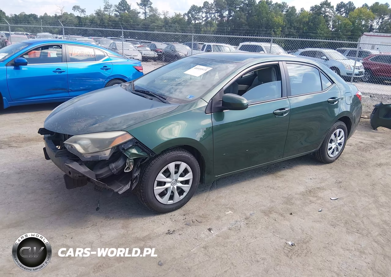 2014 Toyota Corolla Le Eco VIN:2T1BPRHE5EC103033 - 2