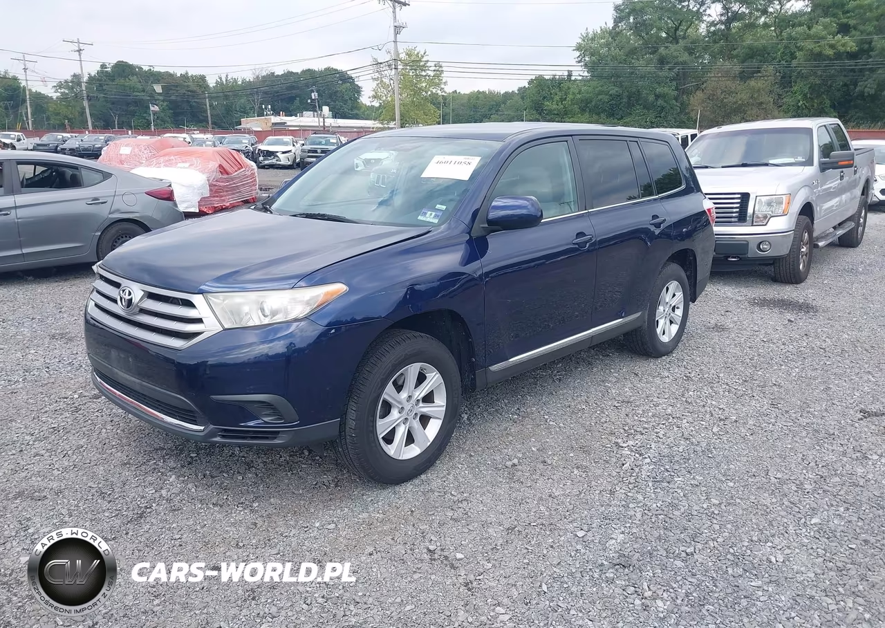 2013 Toyota Highlander Base V6 VIN:5TDBK3EH5DS251621 - 2