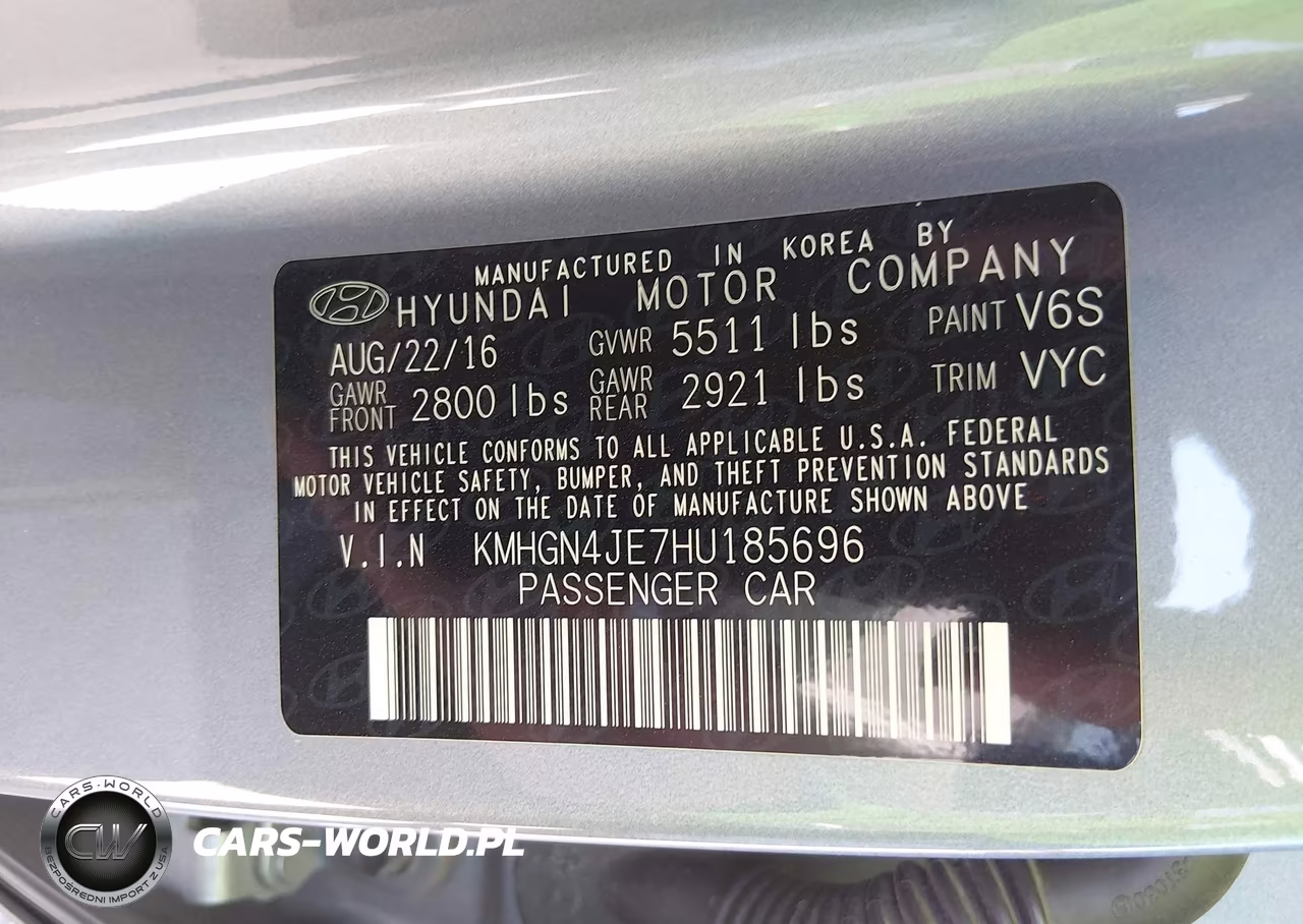 2017 Genesis G80 3.8 VIN:KMHGN4JE7HU185696 - 9