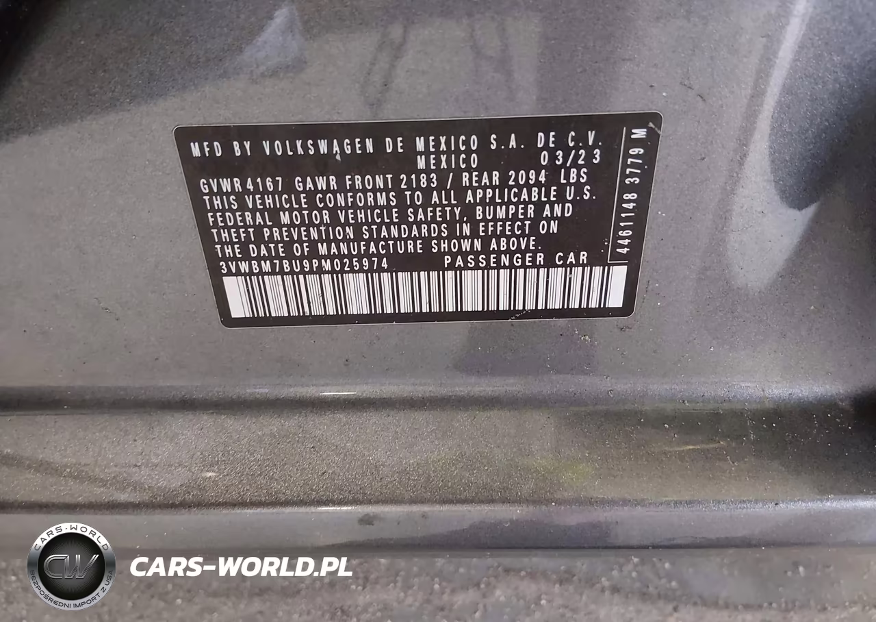 2023 Volkswagen Jetta 1.5T Sport VIN:3VWBM7BU9PM025974 - 9