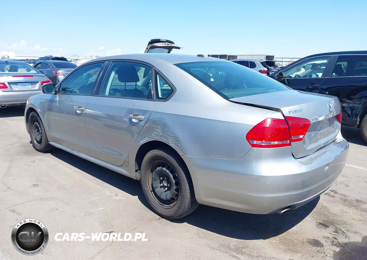 2013 Volkswagen Passat 2.5L S VIN:1VWAP7A3XDC151396 - 6