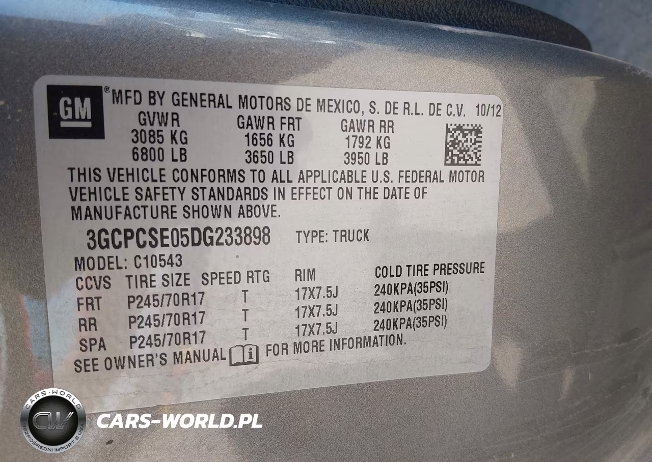 2013 Chevrolet Silverado 1500 Lt VIN:3GCPCSE05DG233898 - 9