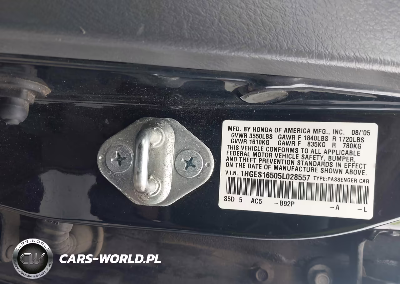2005 Honda Civic Lx VIN:1HGES16505L028557 - 17