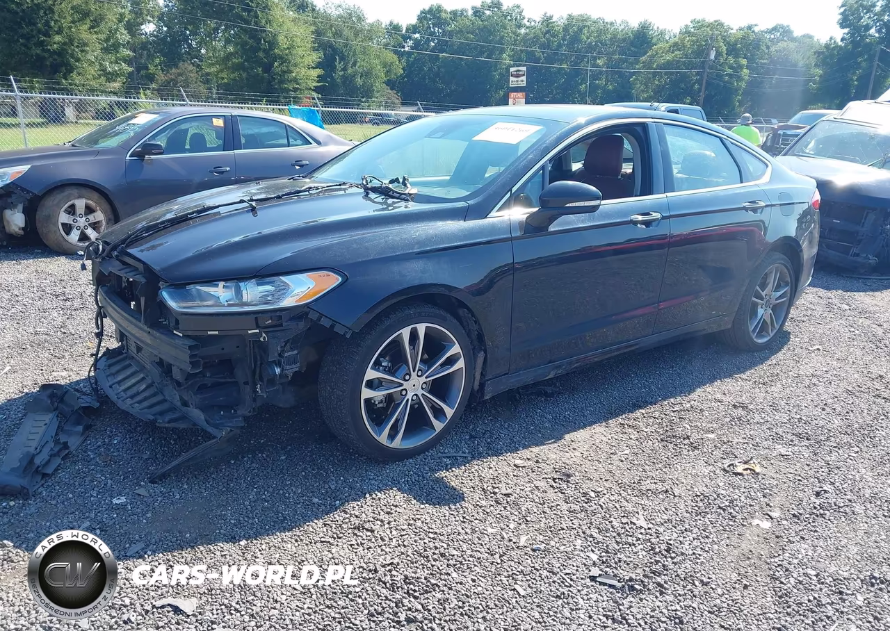 2014 Ford Fusion Titanium VIN:3FA6P0D91ER100054 - 2