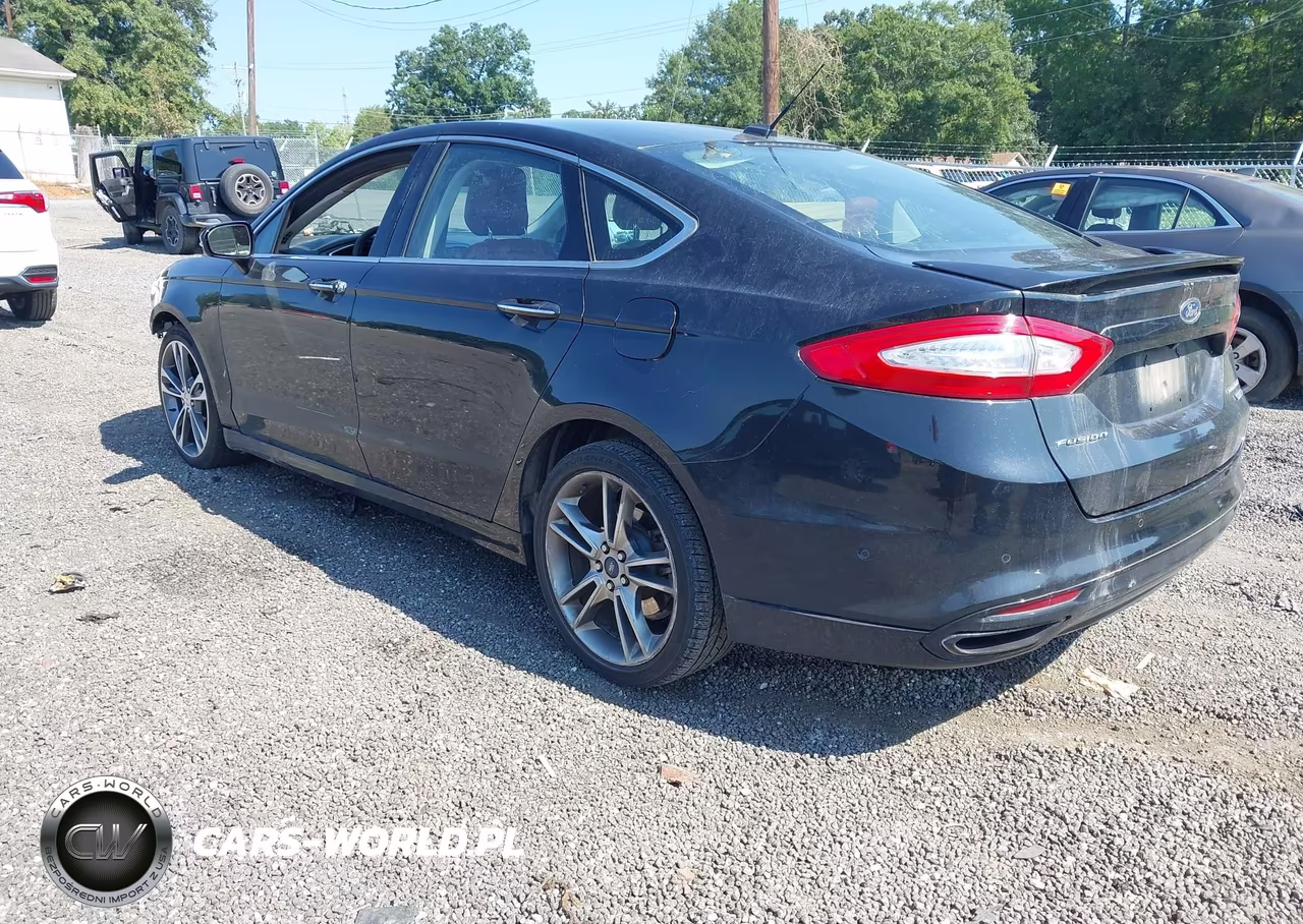 2014 Ford Fusion Titanium VIN:3FA6P0D91ER100054 - 3