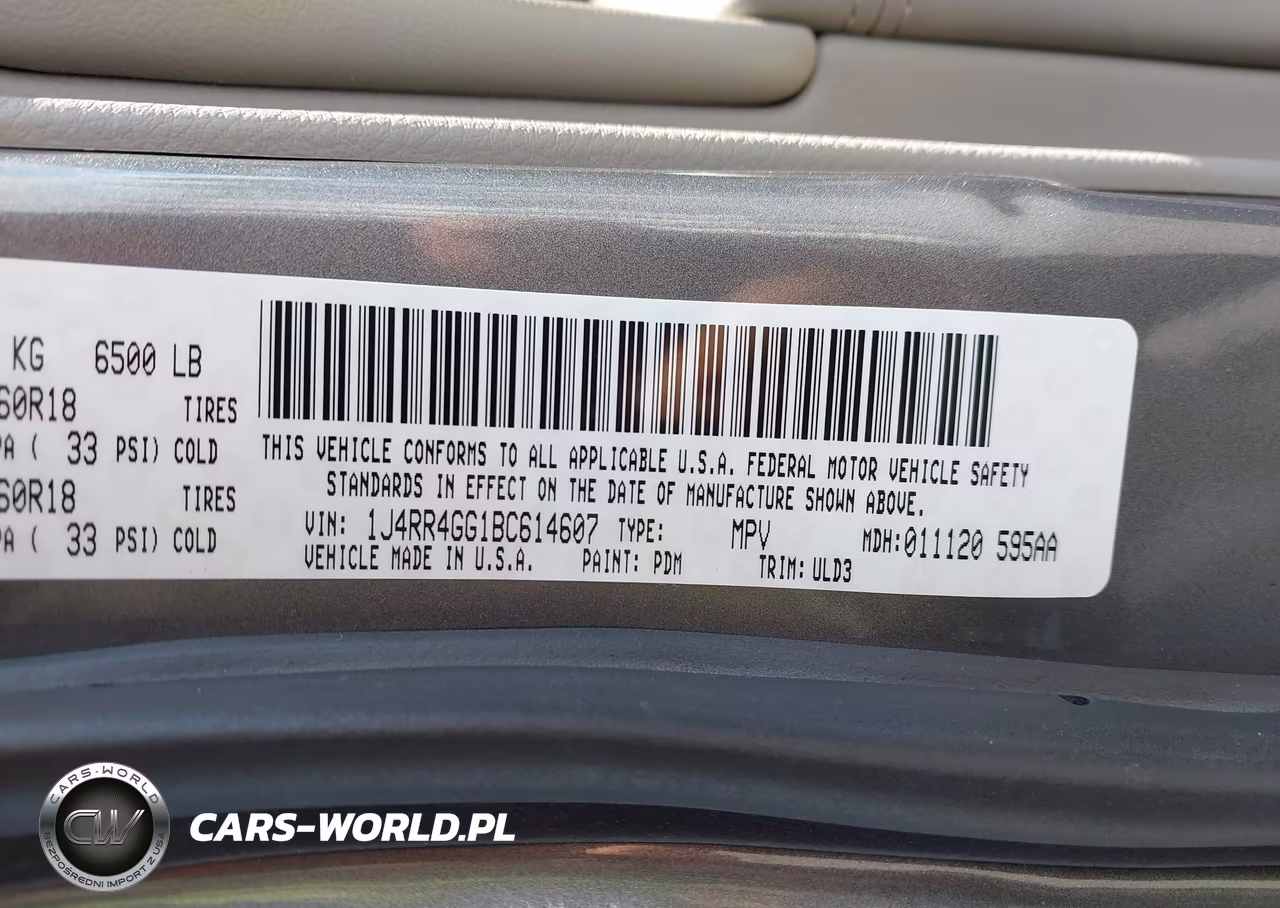 2011 Jeep Grand Cherokee Laredo VIN:1J4RR4GG1BC614607 - 9