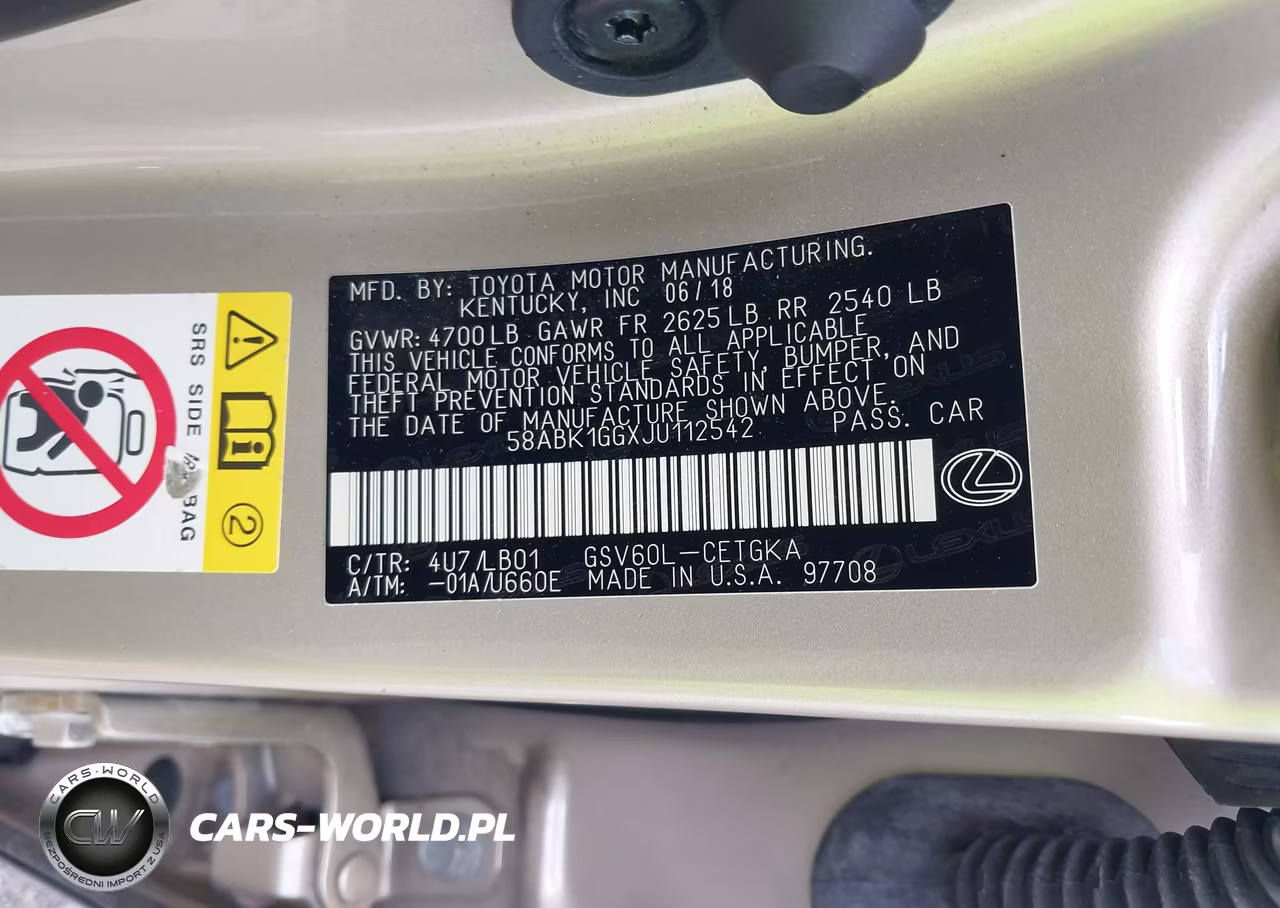2018 Lexus Es 350 VIN:58ABK1GGXJU112542 - 9