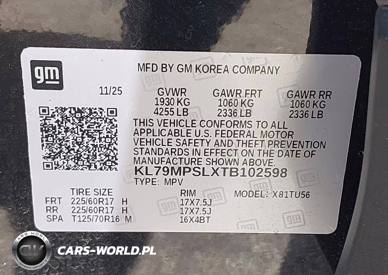 2026 Chevrolet Trailblazer Fwd Lt VIN:KL79MPSLXTB102598 - 9