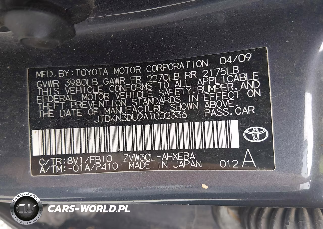 2010 Toyota Prius Ii VIN:JTDKN3DU2A1002336 - 9