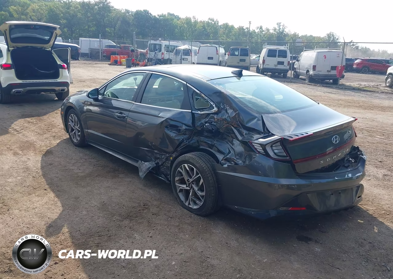 2022 Hyundai Sonata Sel VIN:KMHL14JA9NA237513 - 3