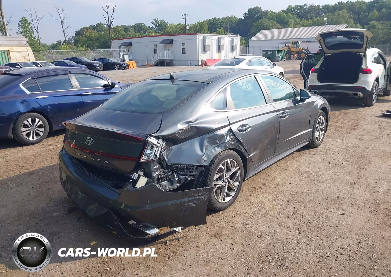 2022 Hyundai Sonata Sel VIN:KMHL14JA9NA237513 - 4