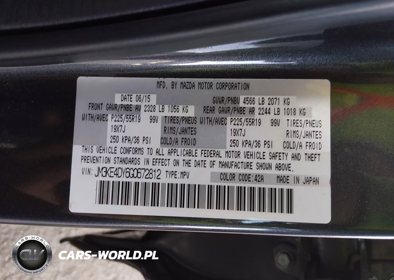 2016 Mazda Cx-5 Grand Touring VIN:JM3KE4DY6G0672812 - 9