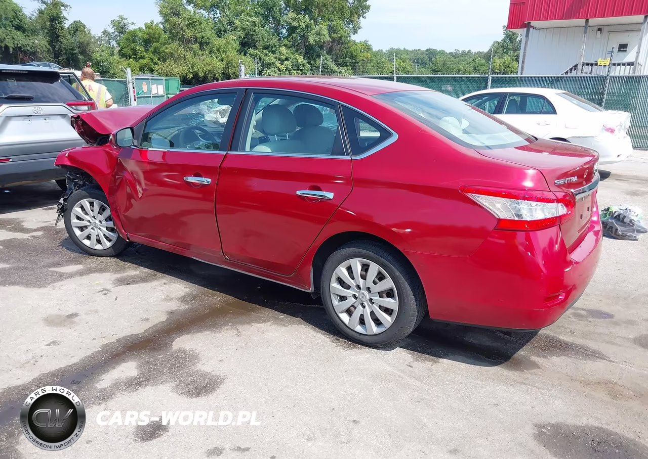 2014 Nissan Sentra S VIN:3N1AB7AP7EY335002 - 3