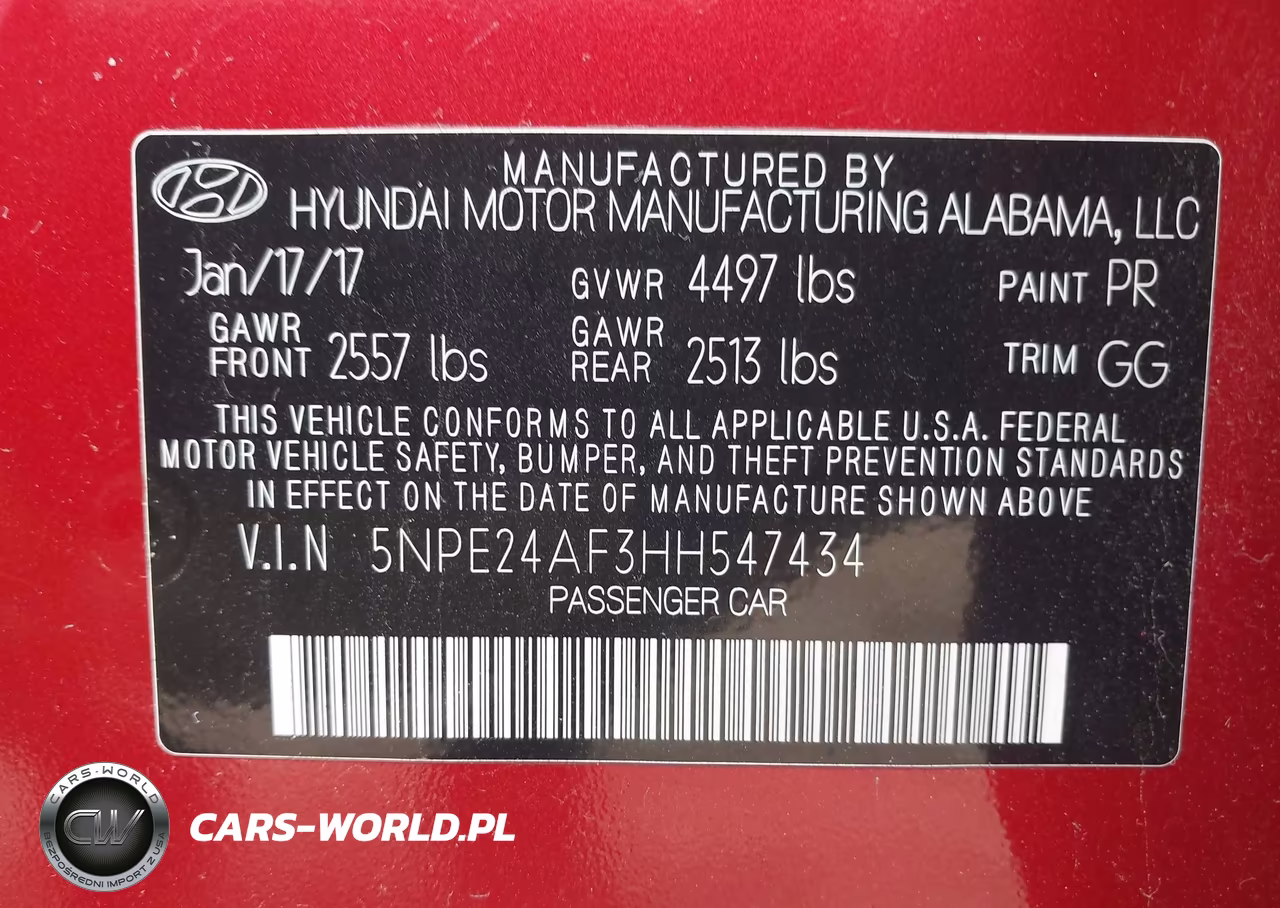 2017 Hyundai Sonata Se VIN:5NPE24AF3HH547434 - 9