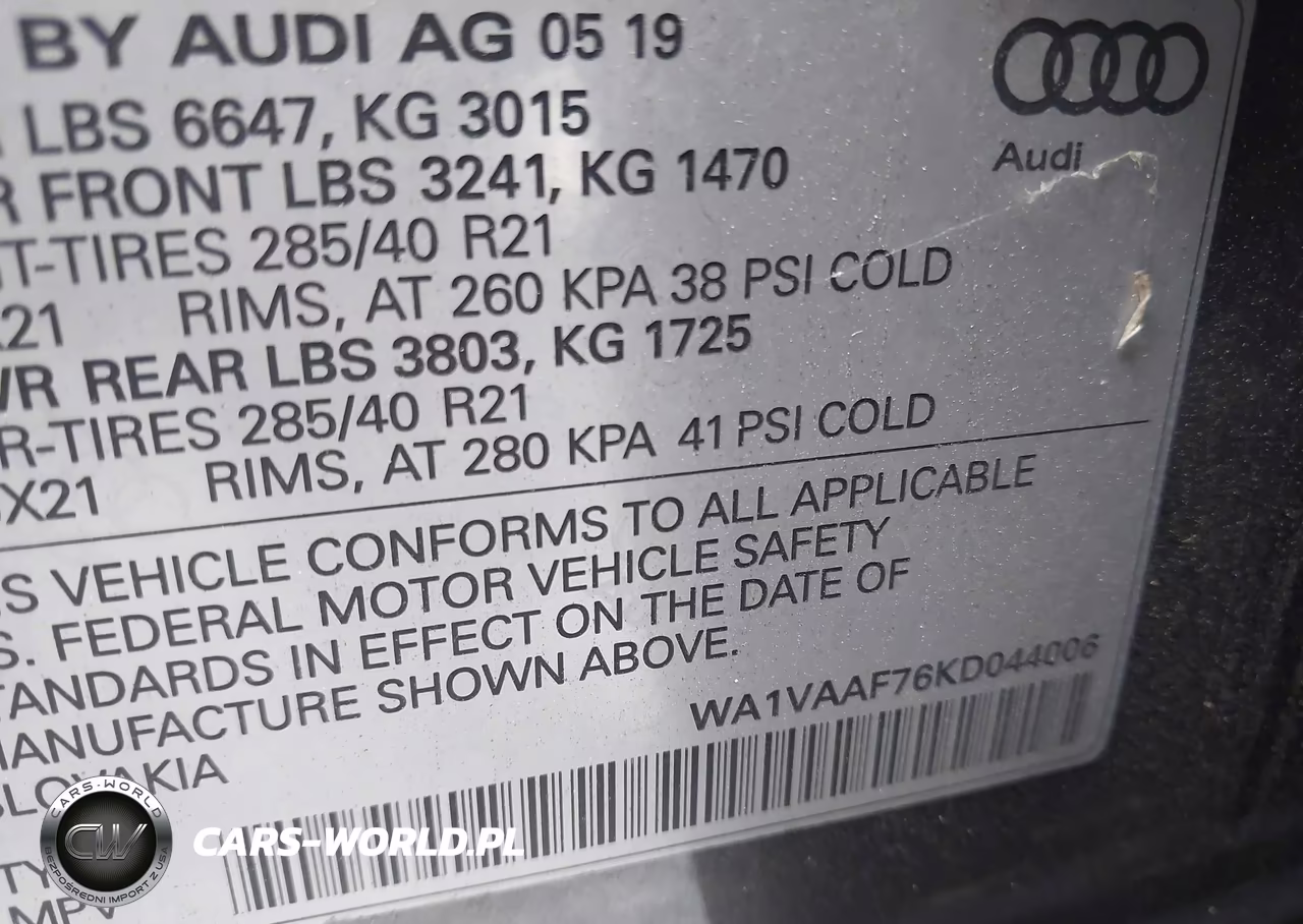 2019 Audi Q7 55 Premium VIN:WA1VAAF76KD044006 - 9