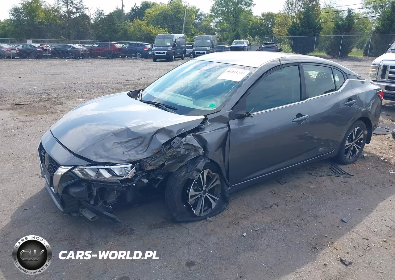 2021 Nissan Sentra Sv Xtronic Cvt VIN:3N1AB8CV3MY267636 - 2