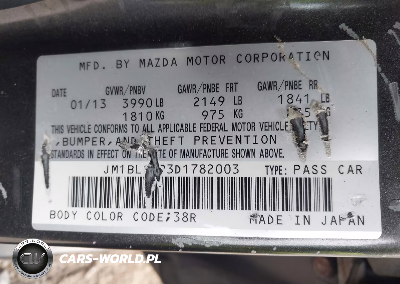 2013 Mazda Mazda3 I Touring VIN:JM1BL1LP3D1782003 - 9