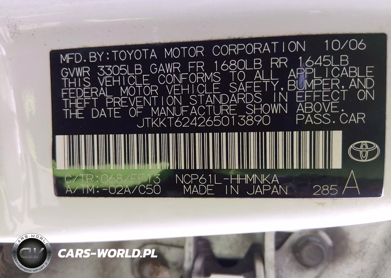 2006 Scion Xa VIN:JTKKT624265013890 - 9