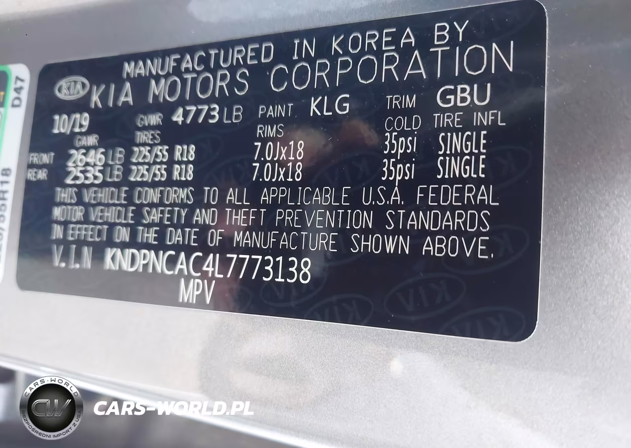 2020 Kia Sportage Ex VIN:KNDPNCAC4L7773138 - 9